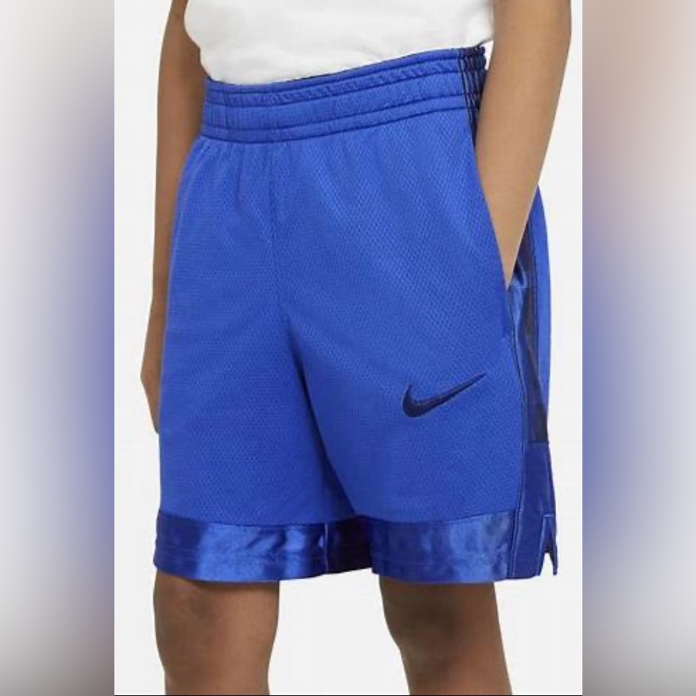 Nike Dri Fit Elite Big Kids’ Boys’ Sz S Game Royal/Blue Void Basketball‎ Shorts